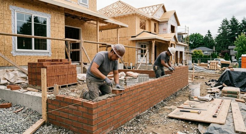 Brick Foundation Installation in Worcester, MA